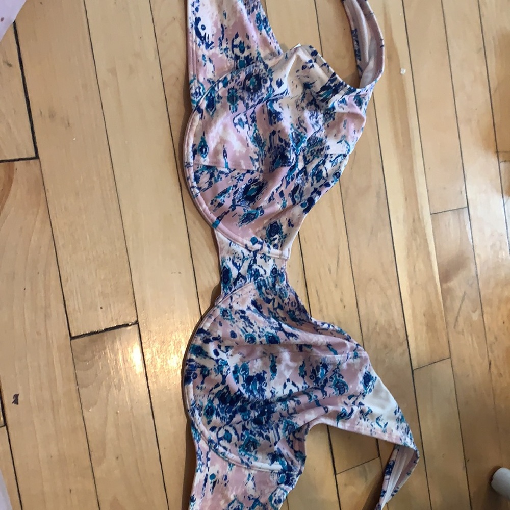 High waisted plus size pink bikini - Picture 6 of 9
